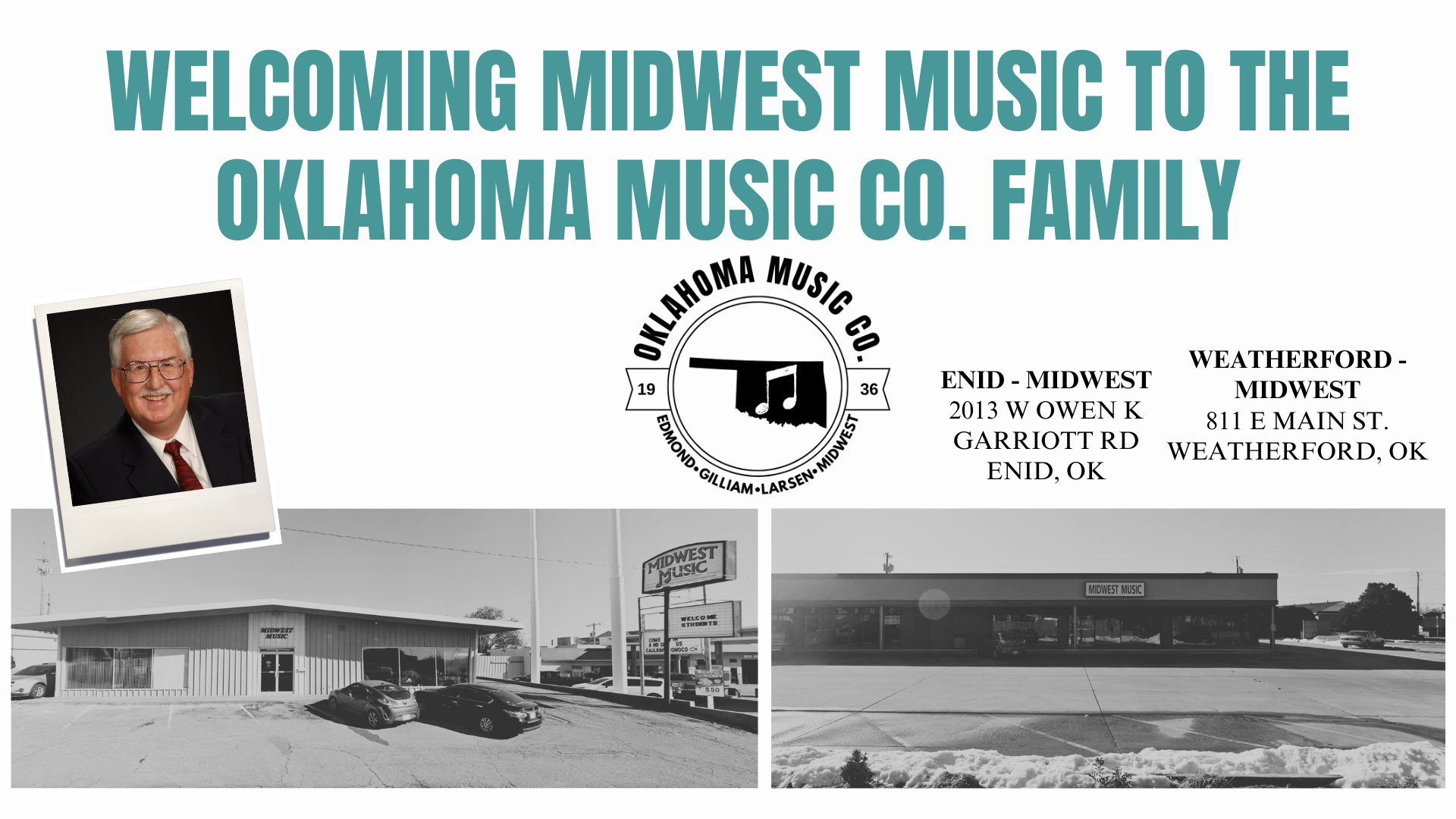 Oklahoma Music Co. Welcomes Midwest Music to the Family