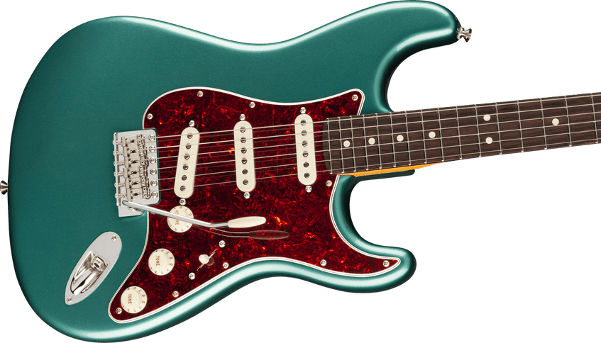 Fender American Professional Classic Stratocaster, Rosewood Fingerboard, Faded Sherwood Green Metallic