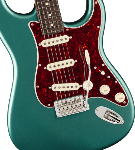 Fender American Professional Classic Stratocaster, Rosewood Fingerboard, Faded Sherwood Green Metallic