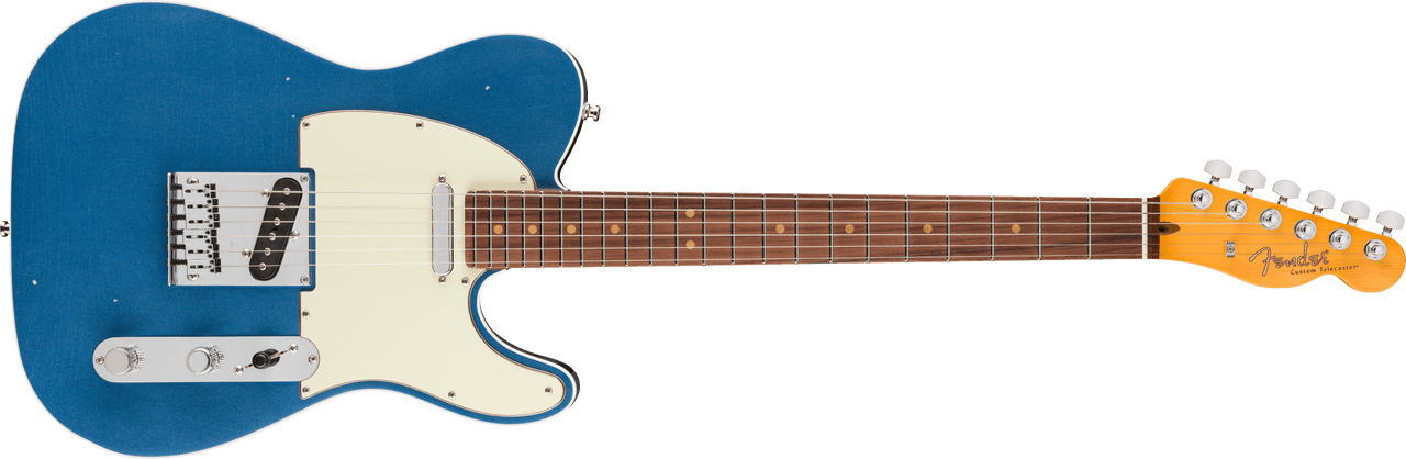 Fender American Ultra Luxe Vintage '60s Telecaster Custom, Rosewood Fingerboard, Lake Placid Blue
