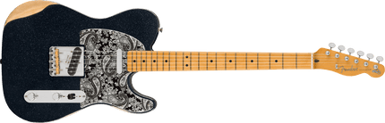 Fender Brad Paisley Road Worn Telecaster, Maple Fingerboard, Black Sparkle