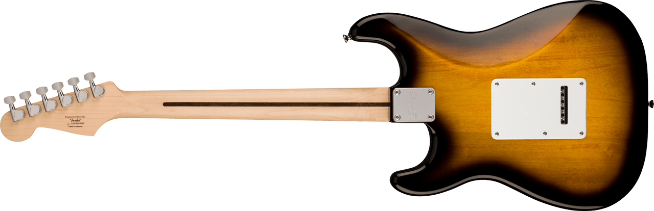 Squier Sonic Stratocaster Pack, Maple Fingerboard, 2-Color Sunburst, Gig Bag, 10G - 120V
