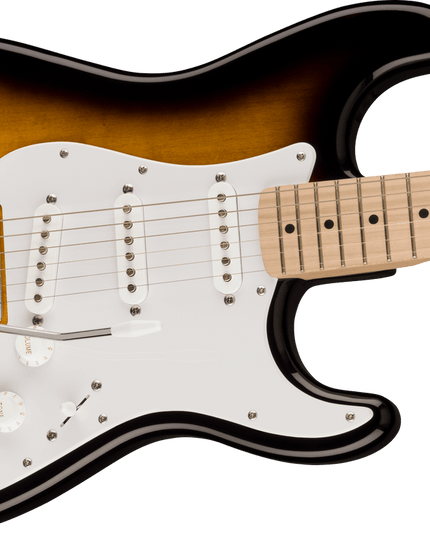 Squier Sonic Stratocaster Pack, Maple Fingerboard, 2-Color Sunburst, Gig Bag, 10G - 120V