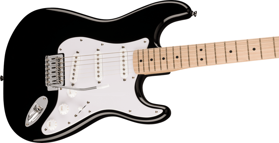 Squier Sonic Stratocaster Pack, Maple Fingerboard, Black, Gig Bag, 10G - 120V