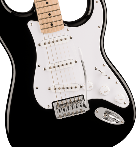 Squier Sonic Stratocaster Pack, Maple Fingerboard, Black, Gig Bag, 10G - 120V