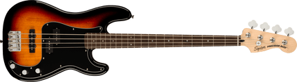 Squier Affinity Series Precision Bass PJ Pack, Laurel Fingerboard, 3-Color Sunburst, Gig Bag, Rumble 15 - 120V