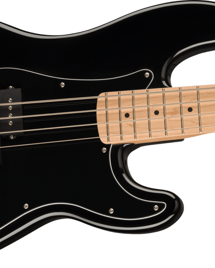 Squier Affinity Series Precision Bass PJ Pack, Maple Fingerboard, Black, Gig Bag, Rumble 15 - 120V