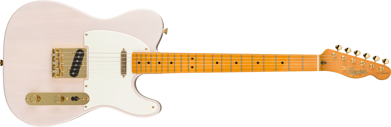 Squier FSR Classic Vibe '50s Telecaster, Maple Fingerboard, Parchment Pickguard, White Blonde