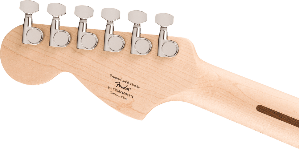Squier Affinity Series Stratocaster Junior HSS, Laurel Fingerboard, White Pickguard, 3-Color Sunburst