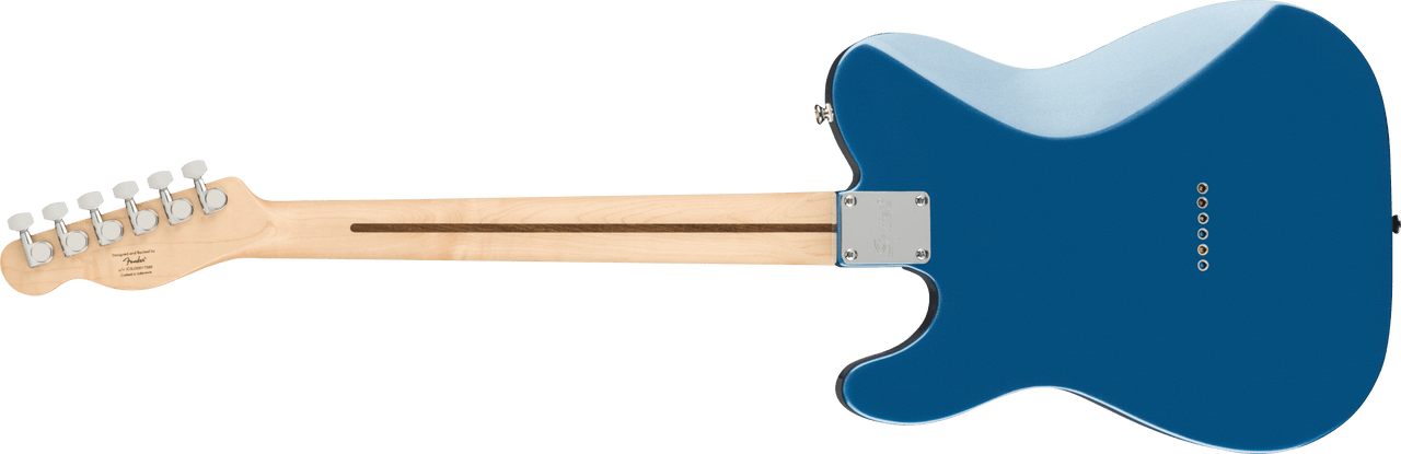 Squier Affinity Series Telecaster, Laurel Fingerboard, White Pickguard, Lake Placid Blue