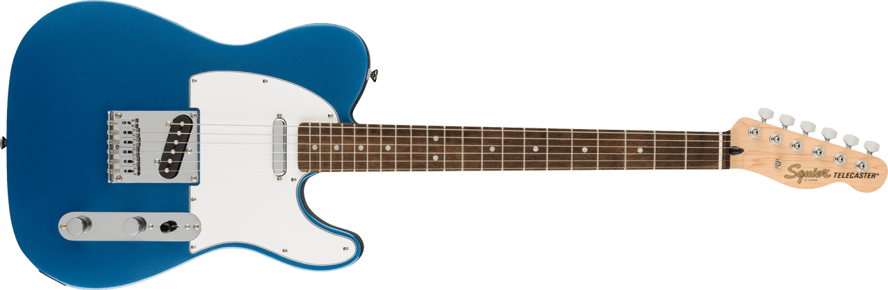 Squier Affinity Series Telecaster, Laurel Fingerboard, White Pickguard, Lake Placid Blue