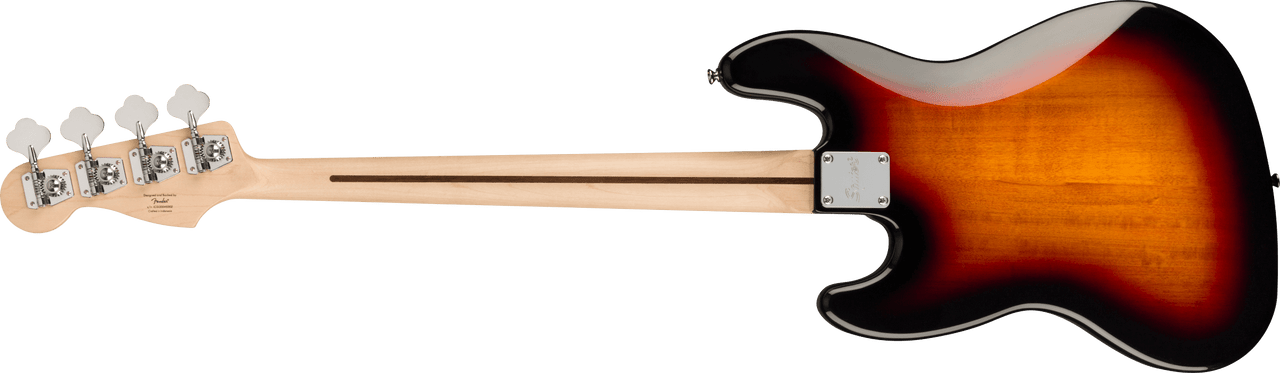 Squier Affinity Series Jazz Bass, Maple Fingerboard, White Pickguard, 3-Color Sunburst
