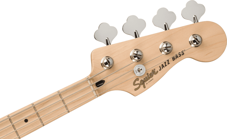 Squier Affinity Series Jazz Bass, Maple Fingerboard, White Pickguard, 3-Color Sunburst