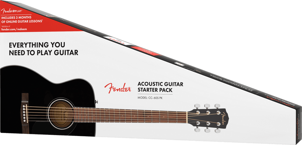 Fender CC-60S Concert Pack V2, Black