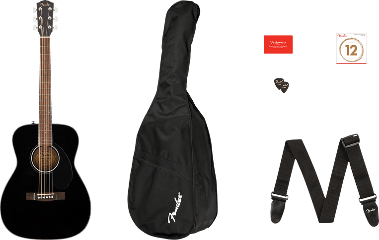 Fender CC-60S Concert Pack V2, Black