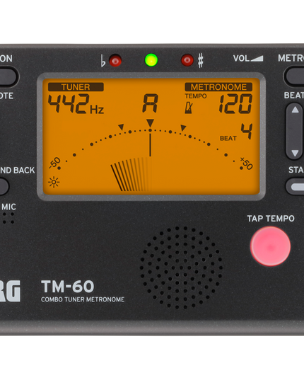 Korg TM60BK Korg TM-60 BK Combo Tuner Metronome (Black)