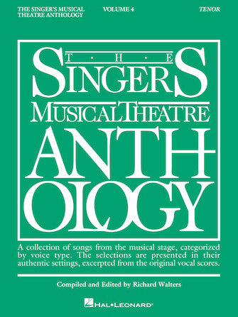Singer's Musical Theatre Anthology - Volume 4 - Tenor Book Only