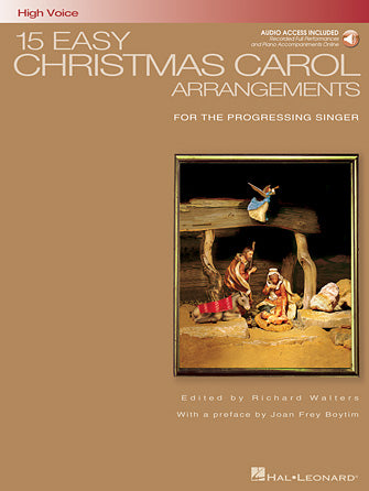 15 Easy Christmas Carol Arrangements - High Voice - for the Progressing Singer