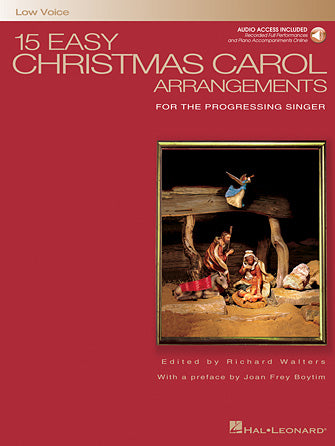15 Easy Christmas Carol Arrangements - Low Voice - for the Progressing Singer