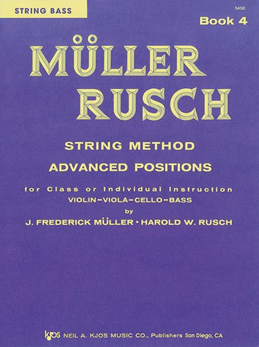 MULLER-RUSCH STRING METHOD BOOK 4-ST BS