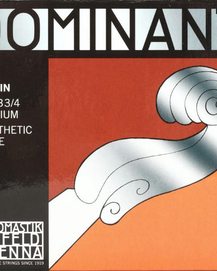 Thomastik-Infeld 135B.34 Dominant Violin Set, 3/4 - Steel E, Ball