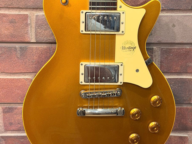 Heritage Gtr H150CCGTUSD Used Custom Core Gold Top Electric Guitar