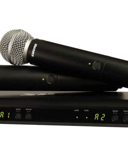 Shure BLX288/SM58-H11 Wireless Dual Vocal System with 2 SM58's. H11 Band