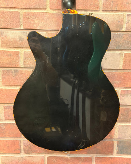 Collings LADYBIRDJBCB Ladybird Fully-Hollow Electric Guitar Jet Black with Custom Body Wood w/Case