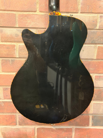 Collings LADYBIRDJBCB Ladybird Fully-Hollow Electric Guitar Jet Black with Custom Body Wood w/Case