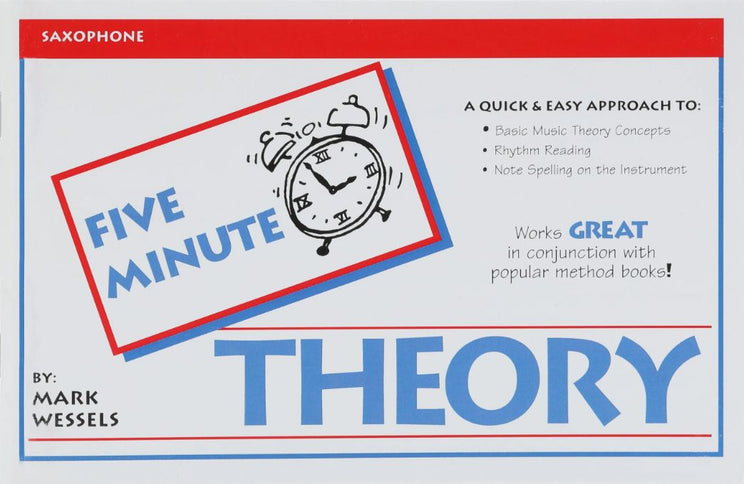 5 Minute Theory Saxophone bk 1