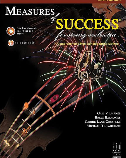Measures of Success for String Orchestra-Violin Book 1