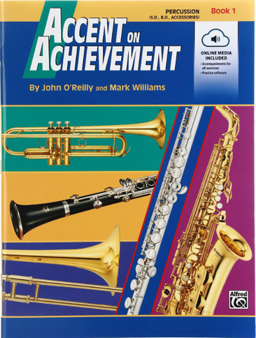 Accent on Achievement, Book 1 [Percussion Snare Drum, Bass Drum & Accessories]