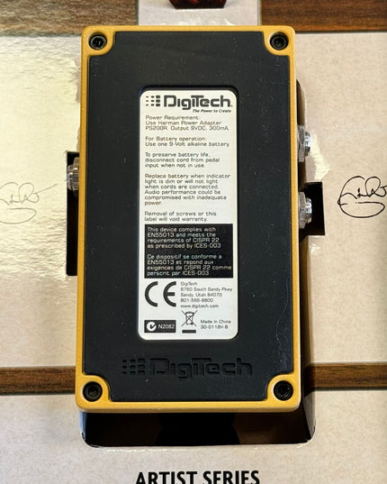 DigiTech Crossroads Eric Clapton 2000s - Yellow