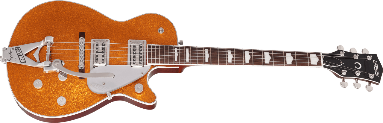 Gretsch G6129T-89 Vintage Select ‘89 Sparkle Jet with Bigsby, Rosewood Fingerboard, Gold Sparkle