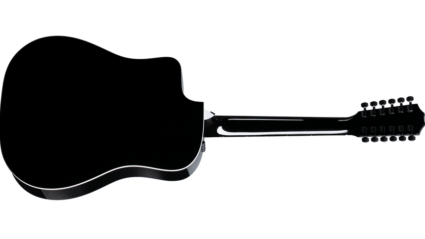 Taylor 250ce-BLK DLX Plus 12-String Acoustic-Electric Guitar