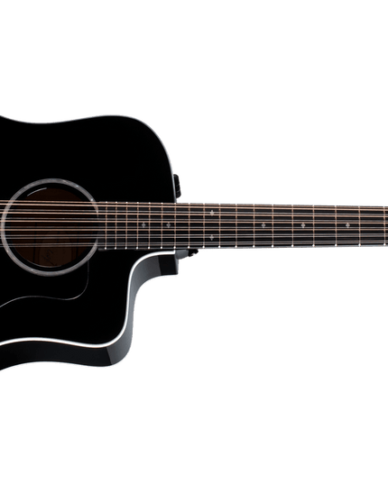 Taylor 250ce-BLK DLX Plus 12-String Acoustic-Electric Guitar