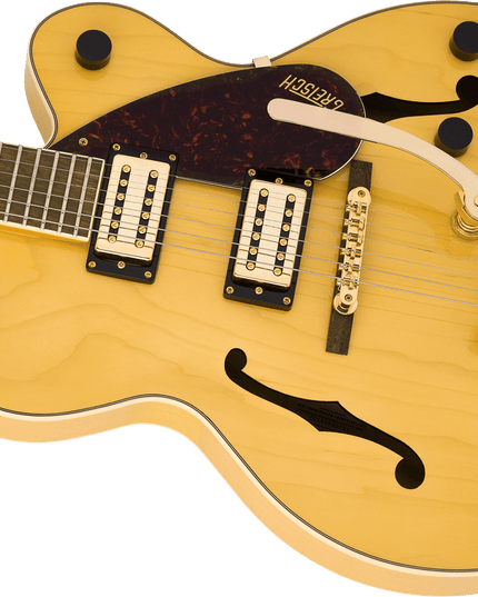 Gretsch G2410TG Streamliner Hollow Body Single-Cut with Bigsby and Gold Hardware, Laurel Fingerboard, Village Amber