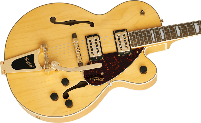 Gretsch G2410TG Streamliner Hollow Body Single-Cut with Bigsby and Gold Hardware, Laurel Fingerboard, Village Amber