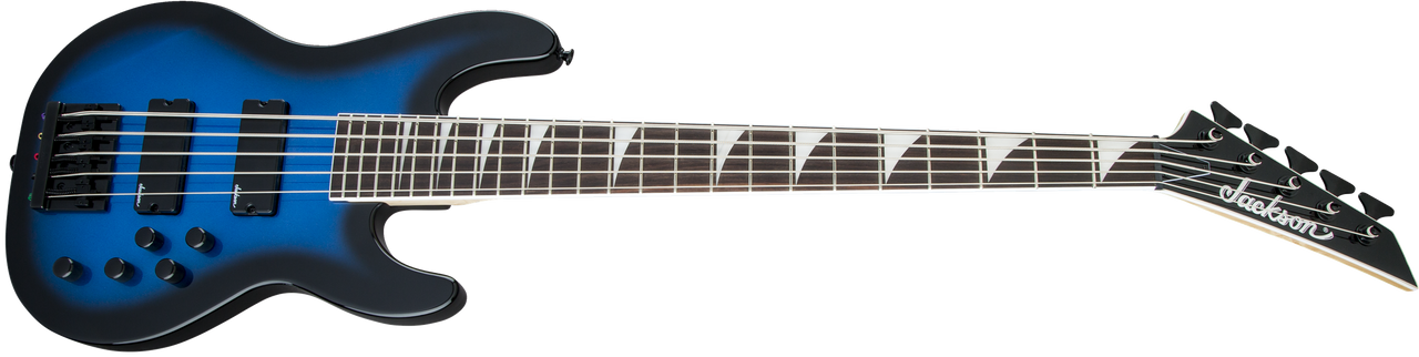 Jackson JS Series Concert Bass JS3V, Amaranth Fingerboard, Metallic Blue Burst