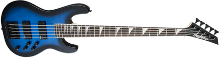 Jackson JS Series Concert Bass JS3V, Amaranth Fingerboard, Metallic Blue Burst