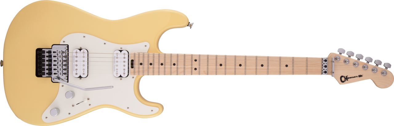 Charvel Pro-Mod So-Cal Style 1 HH FR M, Maple Fingerboard, Vintage White