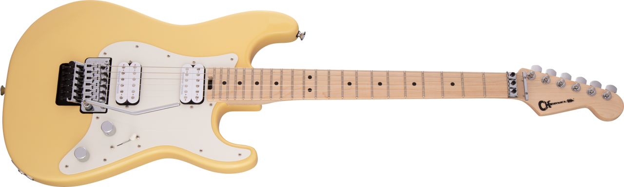 Charvel Pro-Mod So-Cal Style 1 HH FR M, Maple Fingerboard, Vintage White