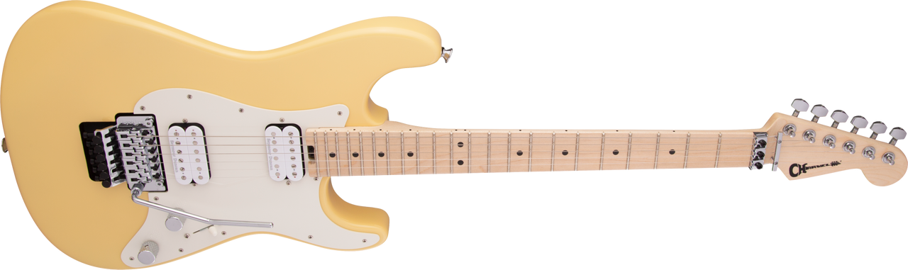 Charvel Pro-Mod So-Cal Style 1 HH FR M, Maple Fingerboard, Vintage White