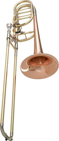 Getzen Lg Bore Bass Trombone wF Rotor