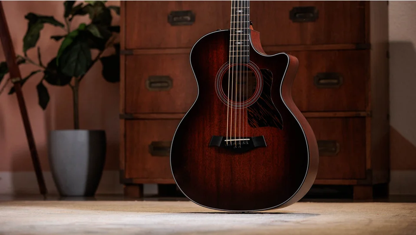 Taylor 324ce LTD Baritone 8-String Acoustic-Electric Guitar