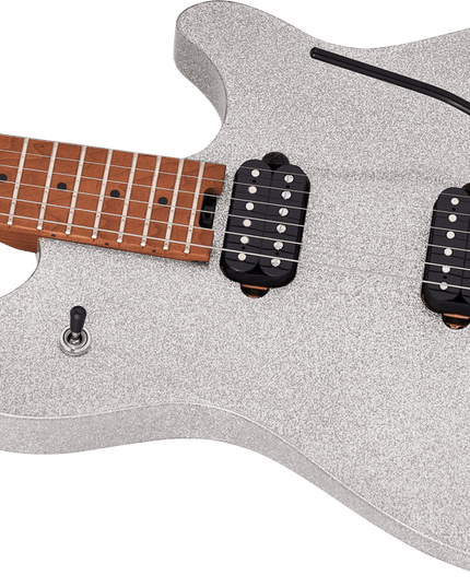 EVH Wolfgang WG Standard, Baked Maple Fingerboard, Silver Sparkle
