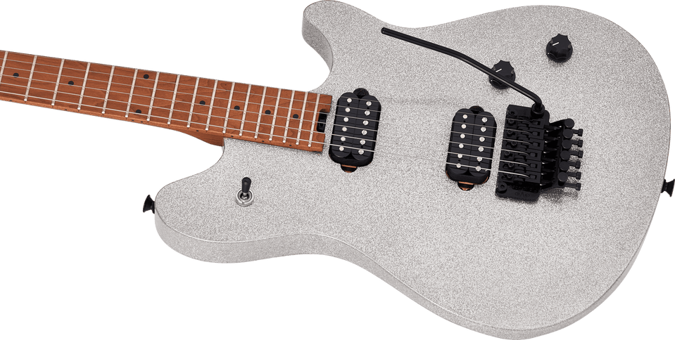 EVH Wolfgang WG Standard, Baked Maple Fingerboard, Silver Sparkle