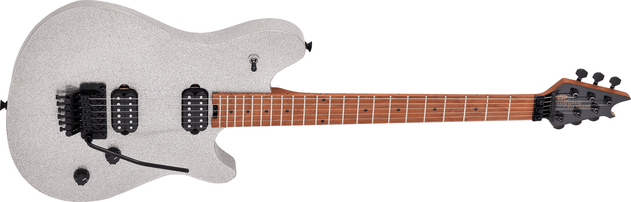 EVH Wolfgang WG Standard, Baked Maple Fingerboard, Silver Sparkle