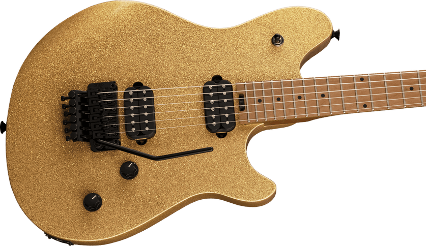 EVH Wolfgang WG Standard, Baked Maple Fingerboard, Gold Sparkle