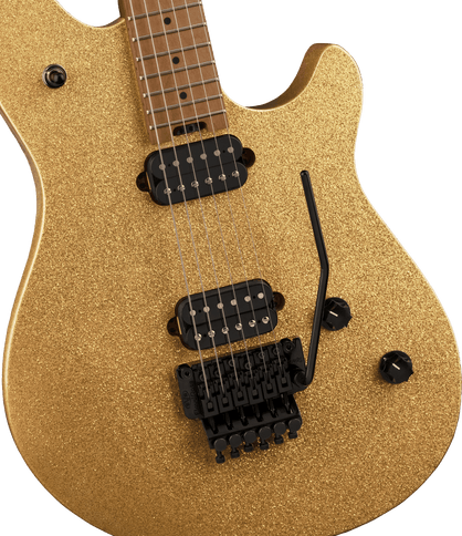 EVH Wolfgang WG Standard, Baked Maple Fingerboard, Gold Sparkle